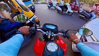 POV: Aise kaun gadi nikalta hai traffic me ?🤦🏻 | Indian road Traffic #sanglibikerider #ketanpovdrive