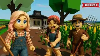 BAD GUY TRIED TO TAKE OUR FARM BY FORCE😱ROBLOX BROOKHAVEN🏡RP