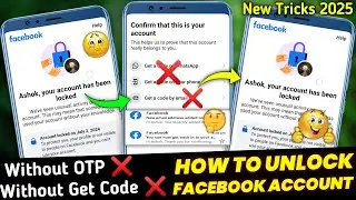 Facebook Account Locked How To Unlock Without Email and number | Facebook Account Unlock Kaise Kare?