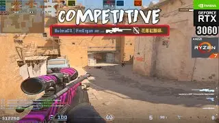 CS2 : RTX 3060 + Ryzen 7 5700X + 32 GB RAM : COMPETITIVE