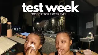 a peak into test week 📓 failing, 8 hour study sessions, mental health, all nighters, test week +