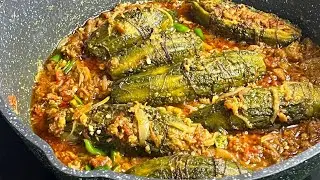 Bharwan Keema Karela Recipe | Keema Stuffed Karela | Keema Ke Bharwan  Karele