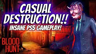 Casually *DESTROYING* with ENFORCER! Vampire the Masquerade Bloodhunt PS5 Gameplay! - Battle Royale