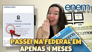 COMO ESTUDAR PARA O ENEM 2024 EM 4 MESES! | Estratégia de Estudo de 4 Meses para o Enem!!!