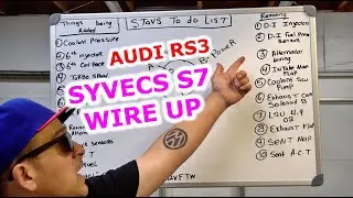 Complete Wire up of our AUDI RS3   - | SYVECS S7 | - PT.1