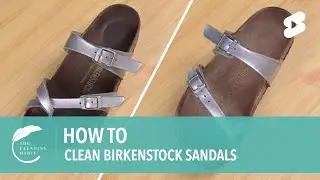 How to Clean Birkenstock Sandals | How to Clean Birkenstock Footbed #shorts