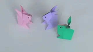 How to make an Origami Animal: Big Ears Small Bunny