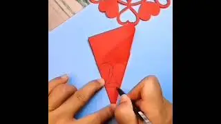 ❤️ Cоздаем снежинки с сердечками ❄️