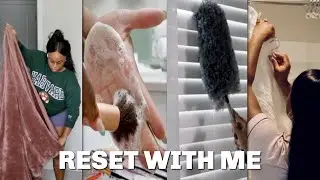 RESET WITH ME | Extreme Laundry, Organizing, Dusting, Cleaning Brushes, Lazy Dinner | ShaniceAlisha.