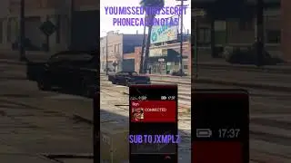 YOU MISSED THIS SECRET PHONE CALL IN GTA5!!!
