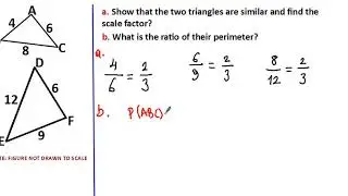 Perimeter relationship of similar triangles
