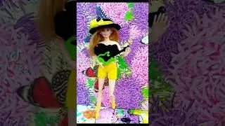 Одежда для Барби 💛🖤 #hendmade #crochet #barbie
