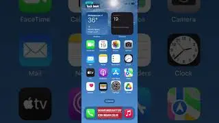 How to change battery icon color on iPhones