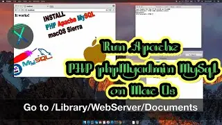 run apache php phpMyAdmin Mysql | set up xampp in mac