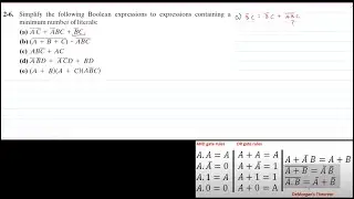 Simplify the following Boolean expressions to expressions to expre... | Introduction to Logic Design
