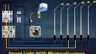 Street Light Wiring Connection with Photocell Sensor / Sensor wiring for street light /circuit info