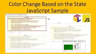 Color Change Based on the State - JavaScript Sample in SysML Simulation