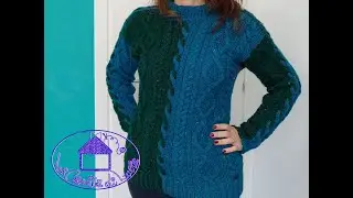 Maglione Bicolor ai ferri 1 Parte