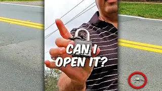 🔒Can I open a lock without a key?  I found a padlock on the street - Lockpick Challenge!
