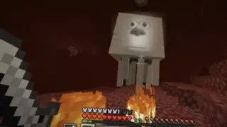 epic ghast battle// Minecraft 1.15 Survival Ep.5