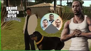 مود تحويل لعبة GTA SAN الى  GTA V ( التبديل بين 3 لاعبين , الكلب .....)