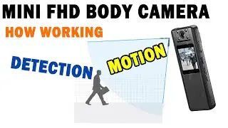 Mini Body Camera Motion Detection Working A22 | 1.3-inch Display | 1080 FHD 40M Image