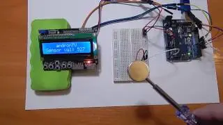 Arduino + Hall Effect Sensor + LCD. Magnetic field