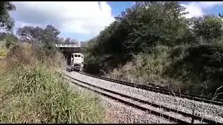 Trem vazio em formiga MG
