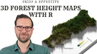3D forest height maps with ggplot2 and rayshader in R