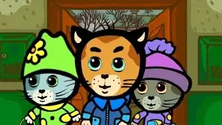 Поём с котятами - Три котенка караоке - В мягкие тапки прыгнули лапки
