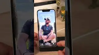 Supera los limites de la foto de fondo de pantalla del iPhone con iOS 17! #apple #iphone #ios17