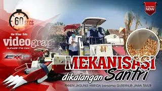 6 secs the Other Side : #Mekanisasipertanian Dikalangan #Santri bersama Khofifah IP (Gubernur Jatim)