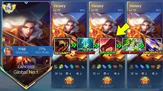 WHEN GLOBAL LANCELOT USE FULL DAMAGE BUILD IN SOLO MCL!! 😱 (EASY CHAMPION!?)
