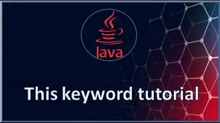this keyword in java tutorial