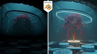 How To Create Abstract Sci-Fi Cinematic Scene In Detail | Blender Animation | Blender Tutorial