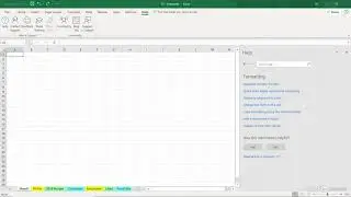 Understanding workbooks and worksheets
