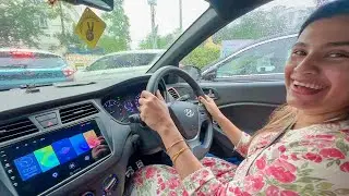 She's Driving in Massive Traffic 😧🫣 Panic Situation 😲