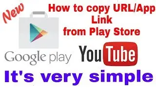 How to copy app link/url from Play Store. play store se app ka link kaise copy kare-Hindi