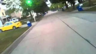 Riding home at the butt crack of dawn