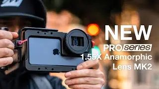 NEW Beastgrip 1.55X Anamorphic Lens MK2 for iPhone and Android filmmakers