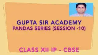 Panda Series Session 10