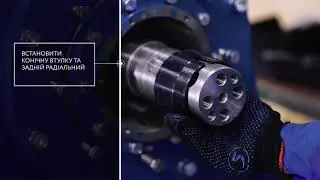 Монтаж шпинделя Е1000N