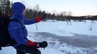 Vinterlandskapet vid sjön