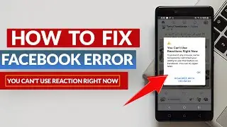 How to Solve You can't Use reactions right now 2023 | You Can't Use This Feature Right Now | Fix