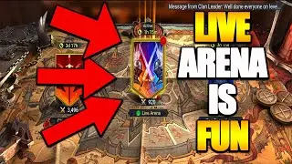 LIVE ARENA IS OUT AND IT'S FUN! | Raid: Shadow Legends