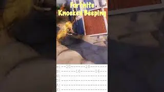 Fortnite Knocked Beeping GUITAR TAB (2024)