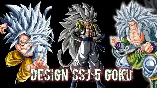 Design Super Saiya 5 Goku Tutorial