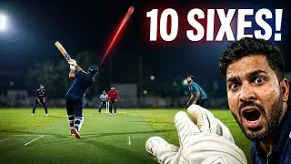 Fastest fifty in turf cricket | 10 sixes | box cricket | Go Pro cricket | wicket keeper cam |