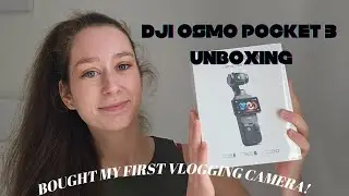 DJI OSMO POCKET 3 UNBOXING/UNBOXING MY FIRST VLOGGING CAMERA!