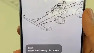 Project Astra demo | Explaining parts of a race car
